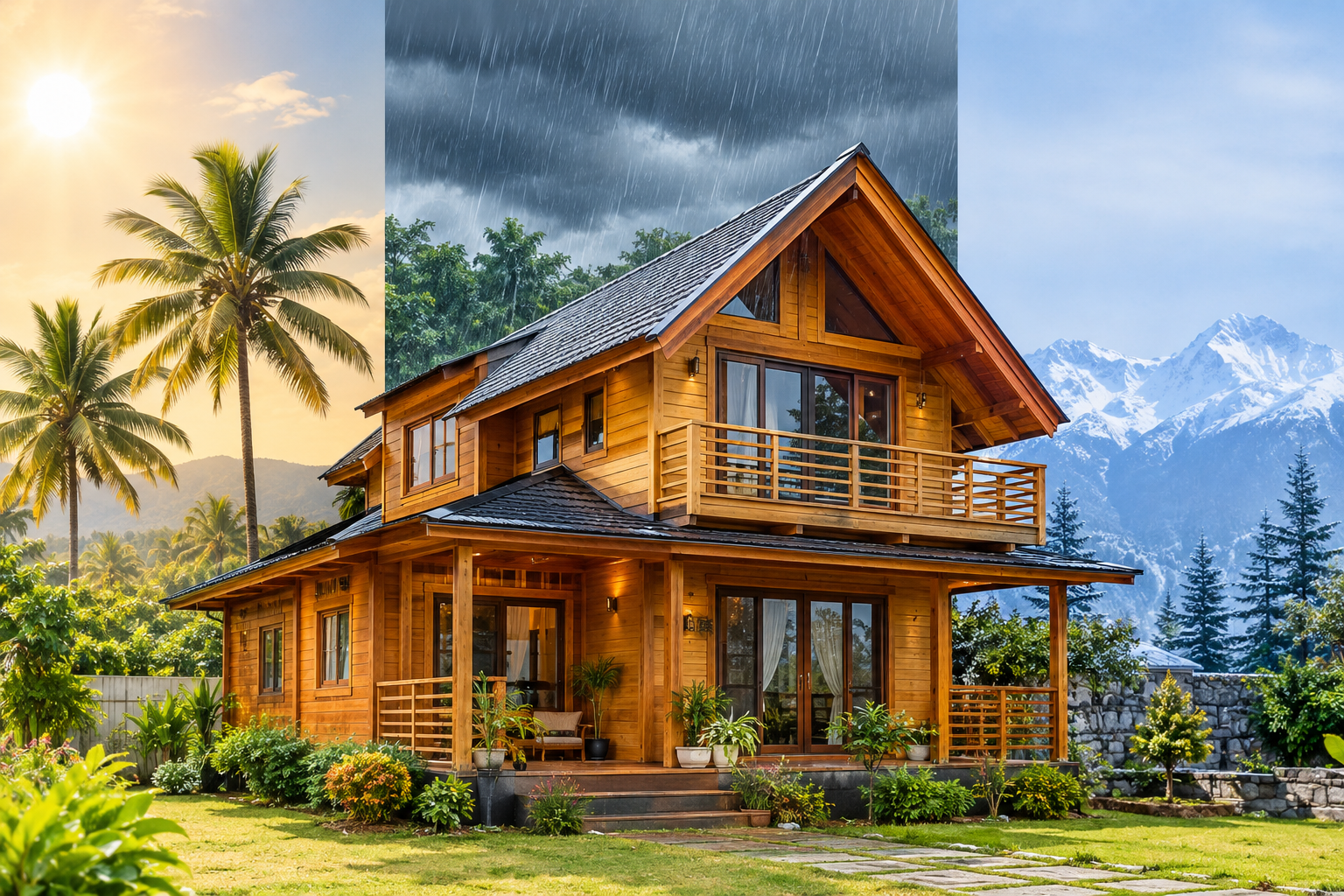 Are Wooden Houses Suitable For The Indian Climate?